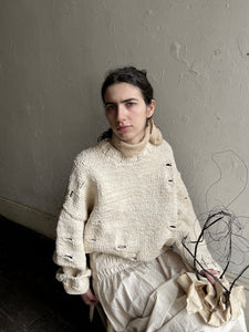 Lauren Manoogian Hand Knit Wabi Pullover