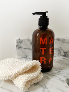 Mater Refillable Glass Bottle Soap