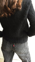 Load image into Gallery viewer, Stellapop Asymmetrical Sweater in Black.

